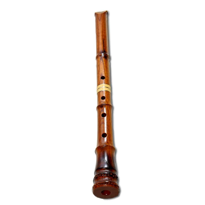 Zelkova Shakuhachi (w/ Node) (Curved End) (Tozan) (0166)